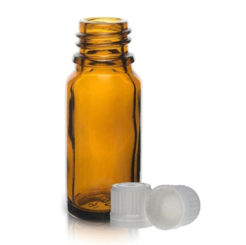 Butelka szklana 10 ml + kroplomierz + zakrętka