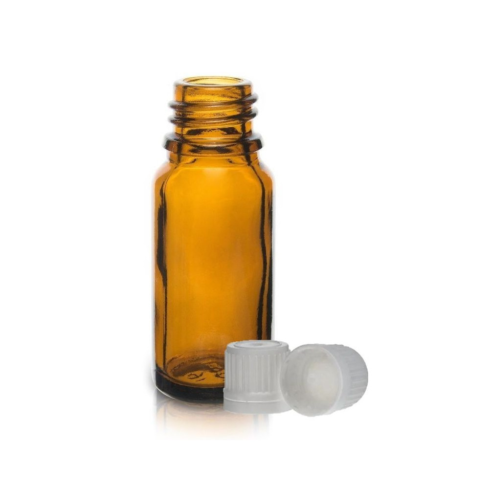 Butelka szklana 10 ml + kroplomierz + zakrętka