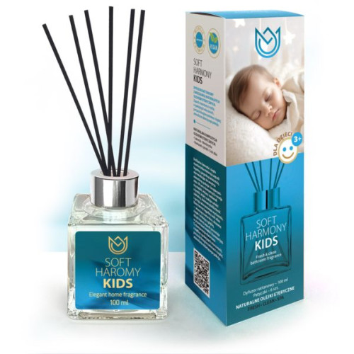 Soft Harmony Kids – Naturalna Mieszanka Olejków Eterycznych dla Dzieci 3+ | Na Spokojny Sen i Wyciszenie