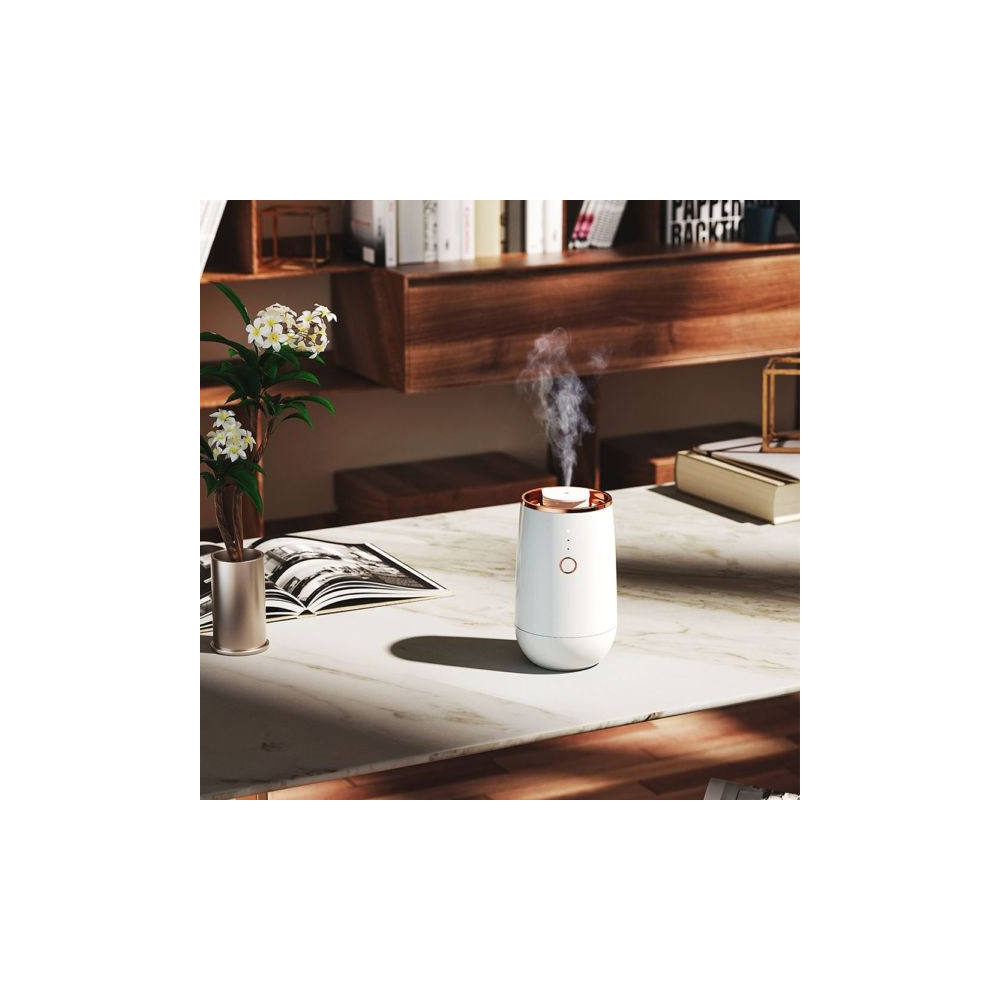 Przenośny dyfuzor samochodowy USB – Mini dyfuzor zapachowy 5–15 ml, czarny/biały